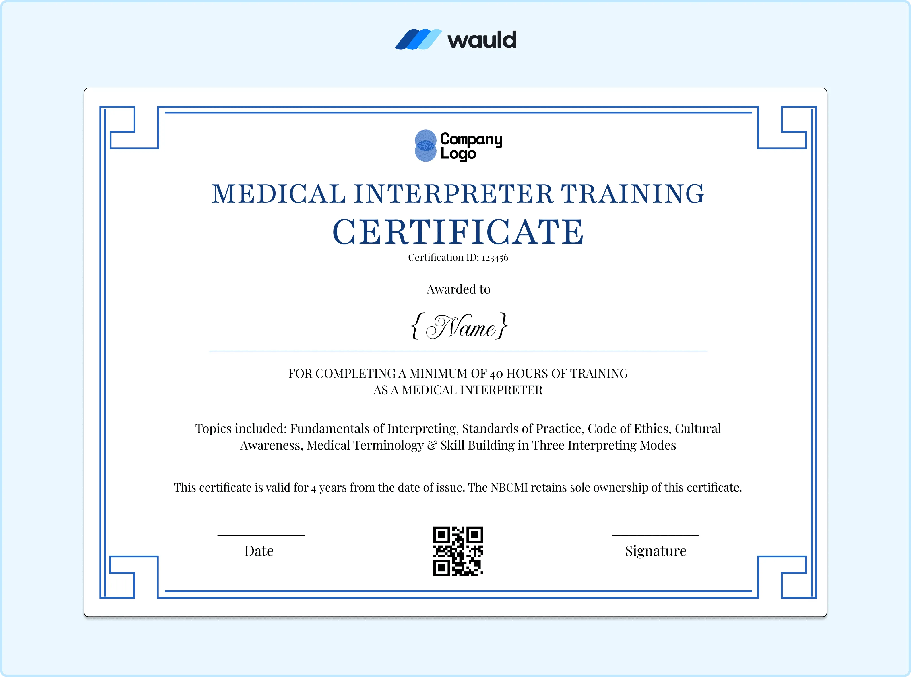 Medical Interpreter Certificate