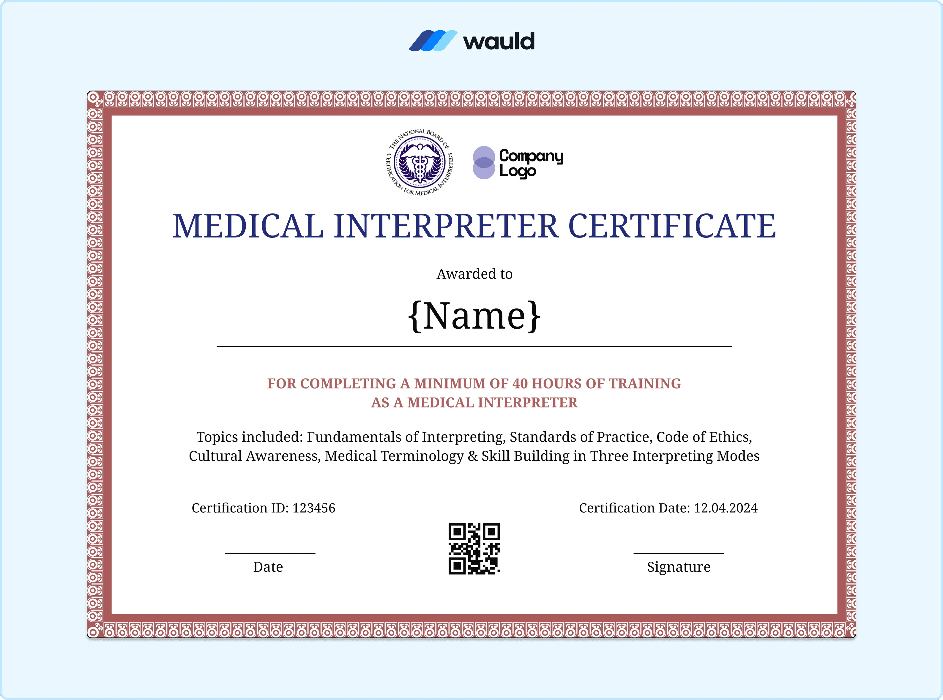 Medical Interpreter Certificate