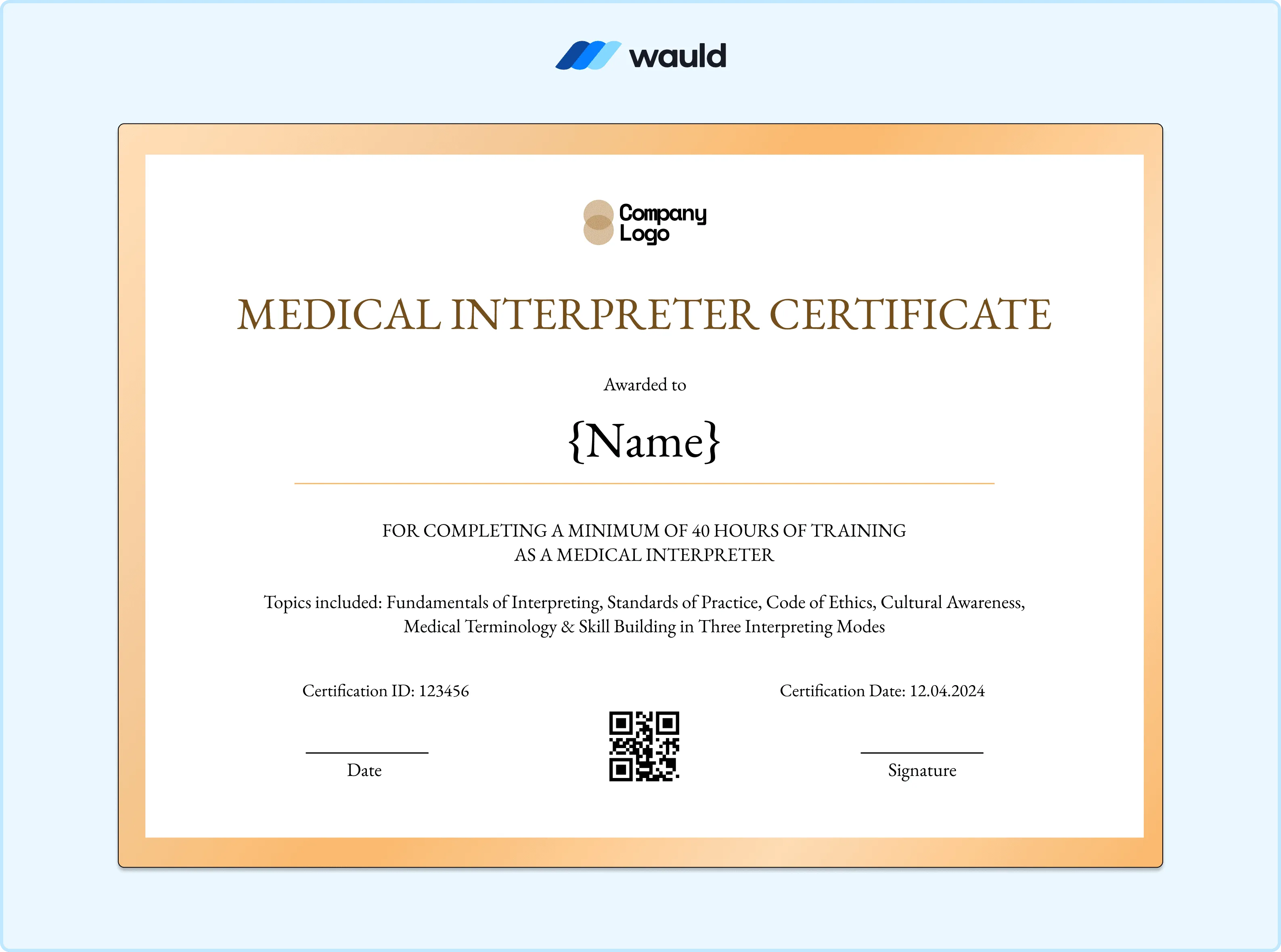 Medical Interpreter Certificate