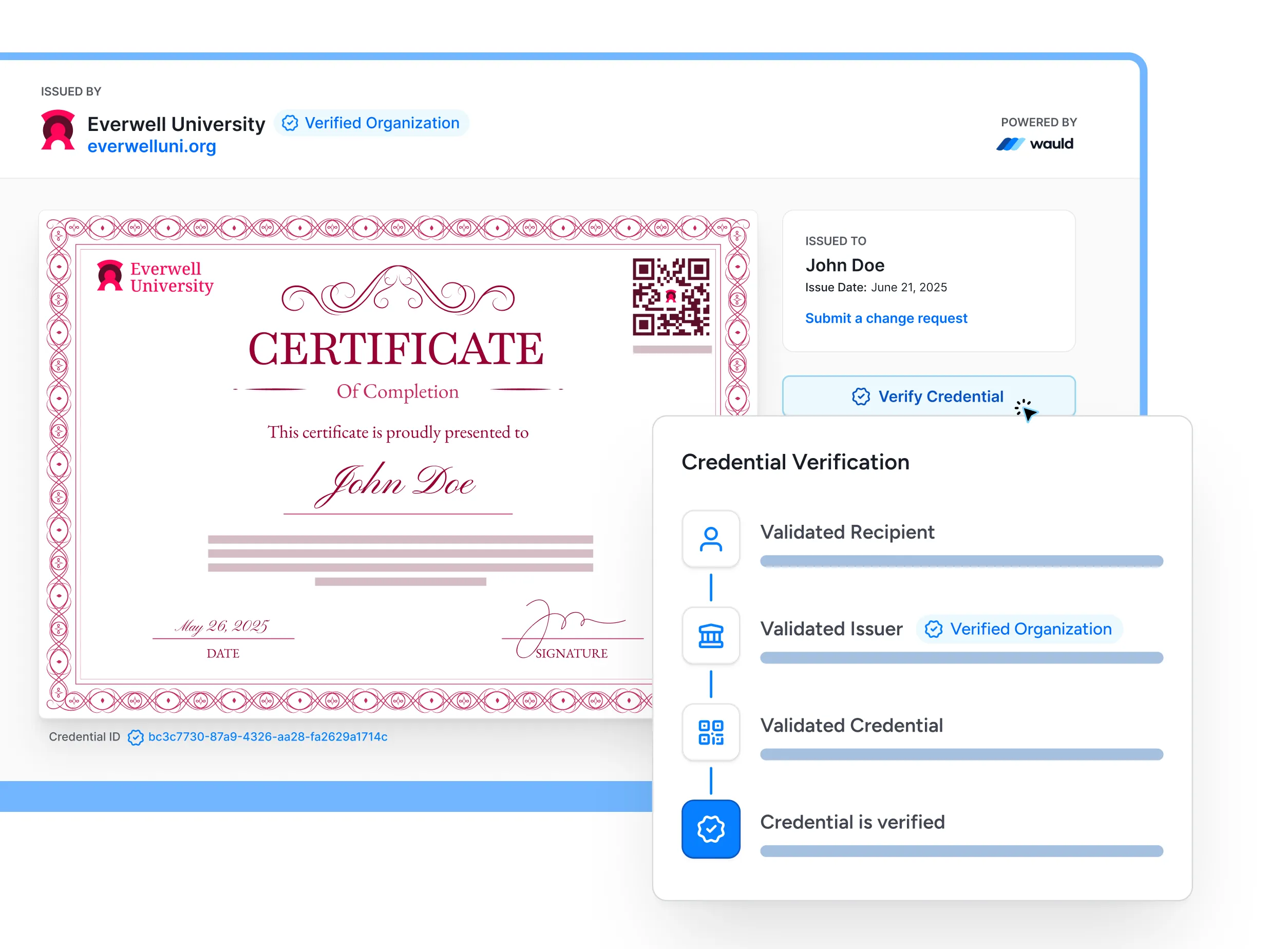 Wauld product screenshot