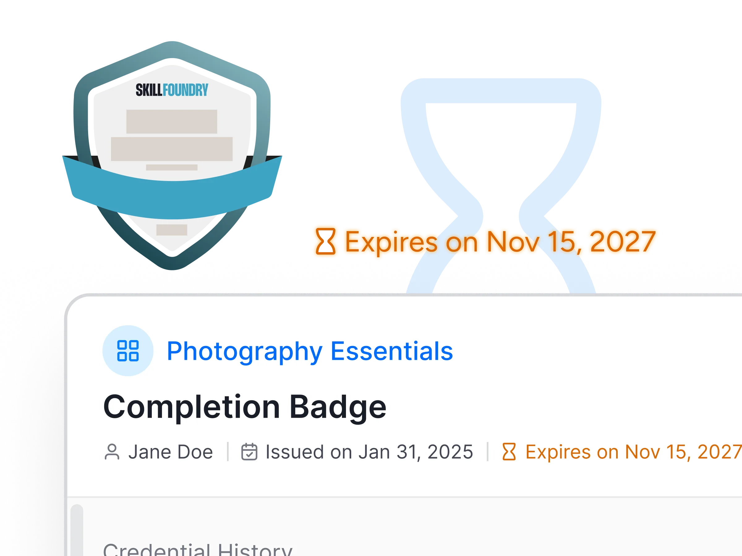 Monitor expiring badges