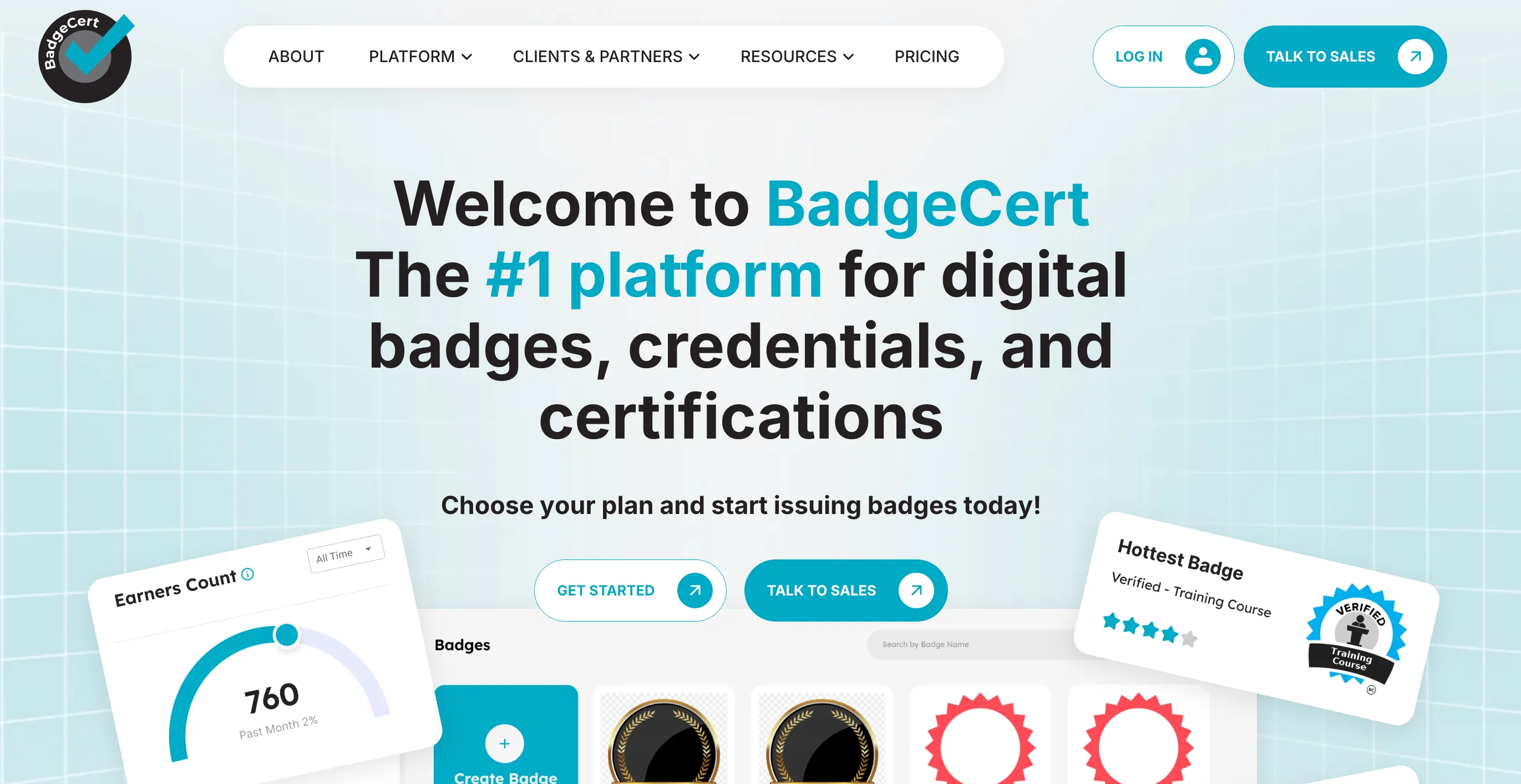BadgeCert professional associations platform