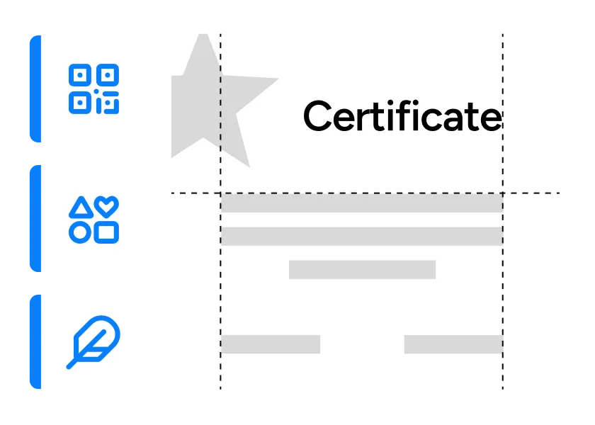 Design certificates