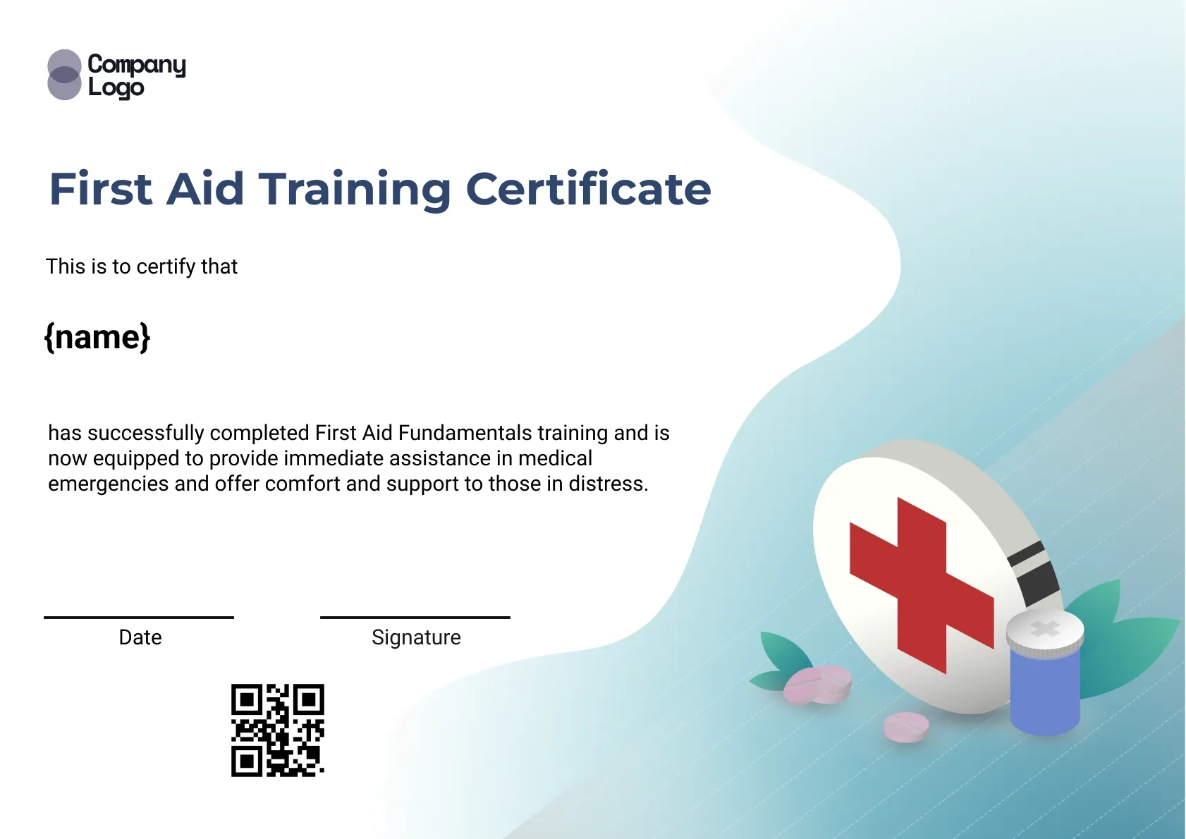 Clinical Emergency Care Instructor Certificate Template