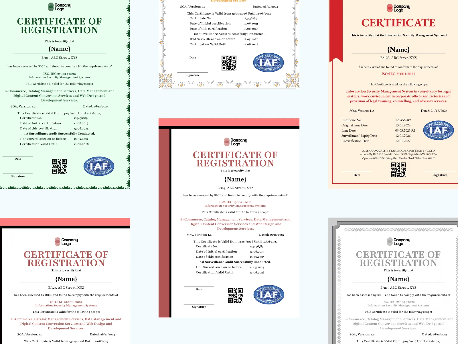 ISO 27001 Certificate Templates: A Complete Guide
