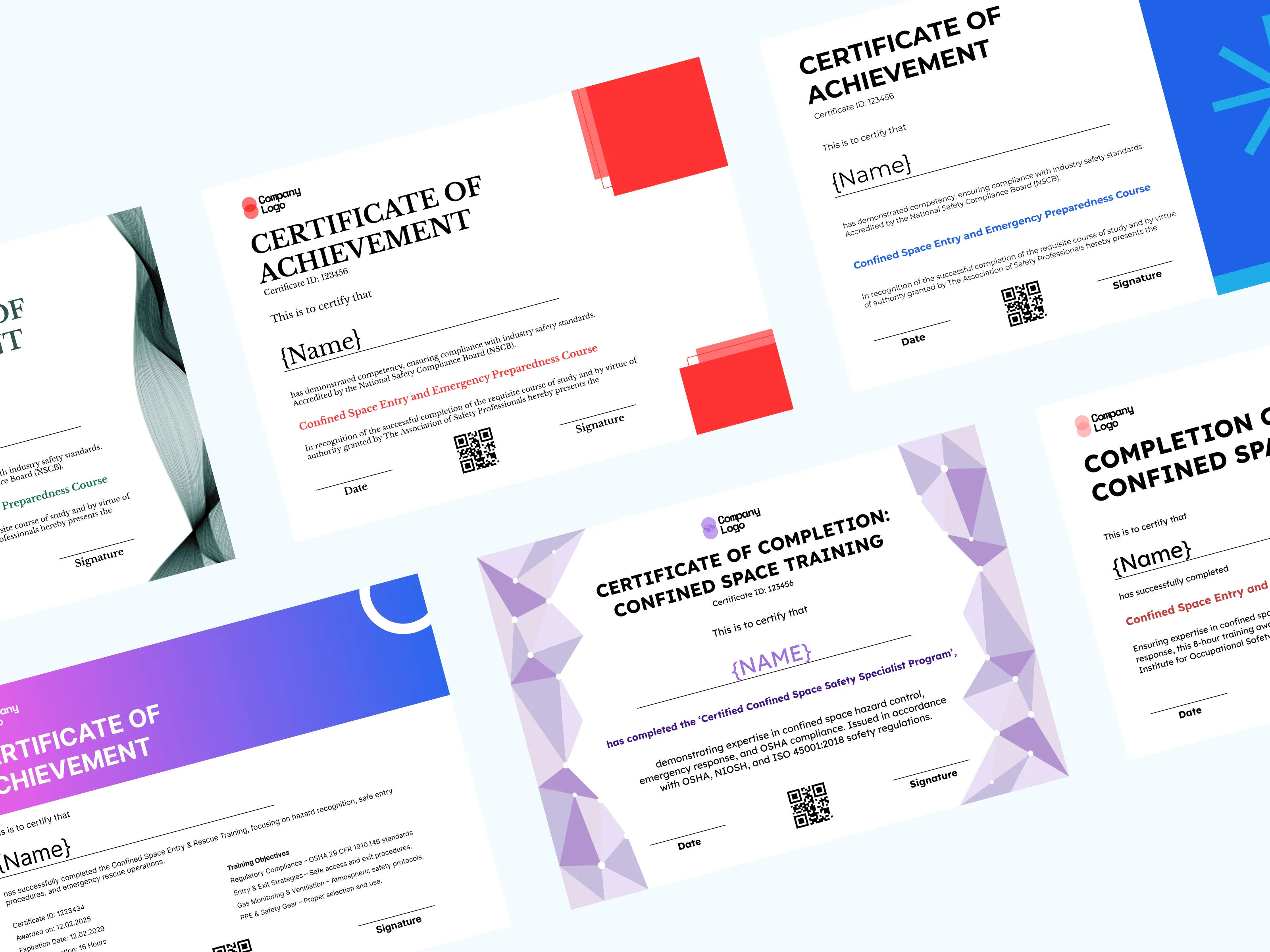 20+ Confined Space Training Certificate Templates for Workplace Safety Compliance