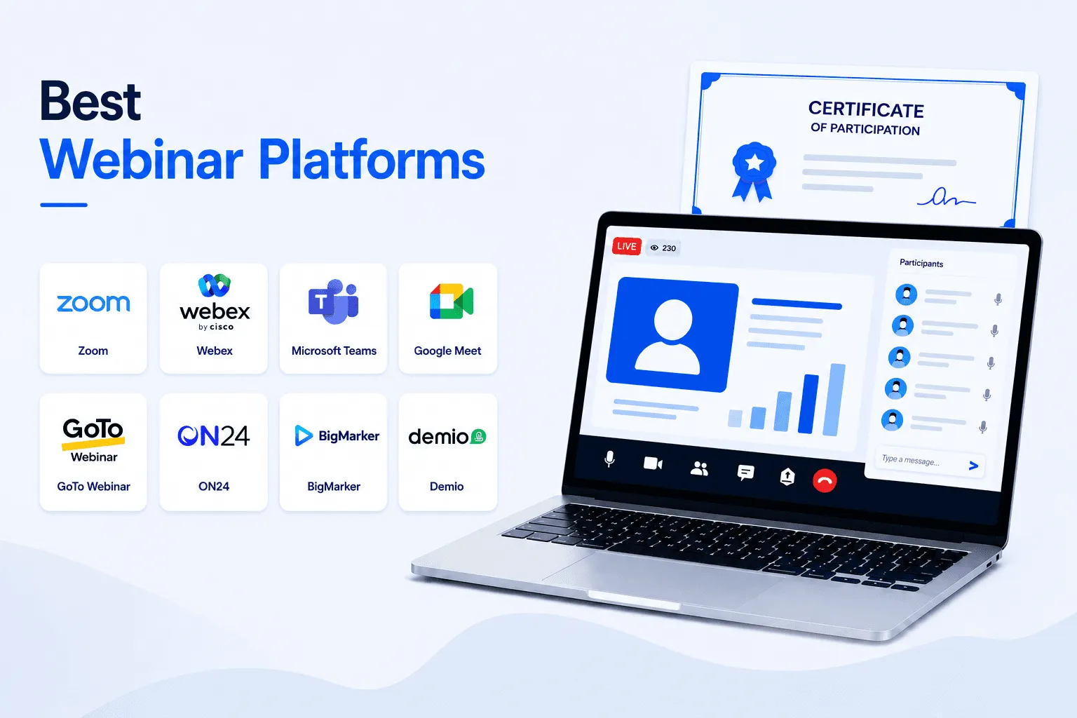 Best Webinar Platforms with Certificate Features (2026) – Webinar Software Comparison
