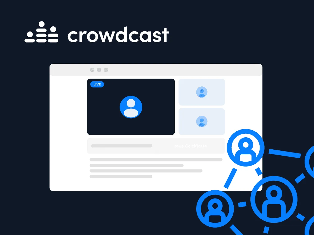 How to Issue Workshop and Webinar Certificates on Crowdcast