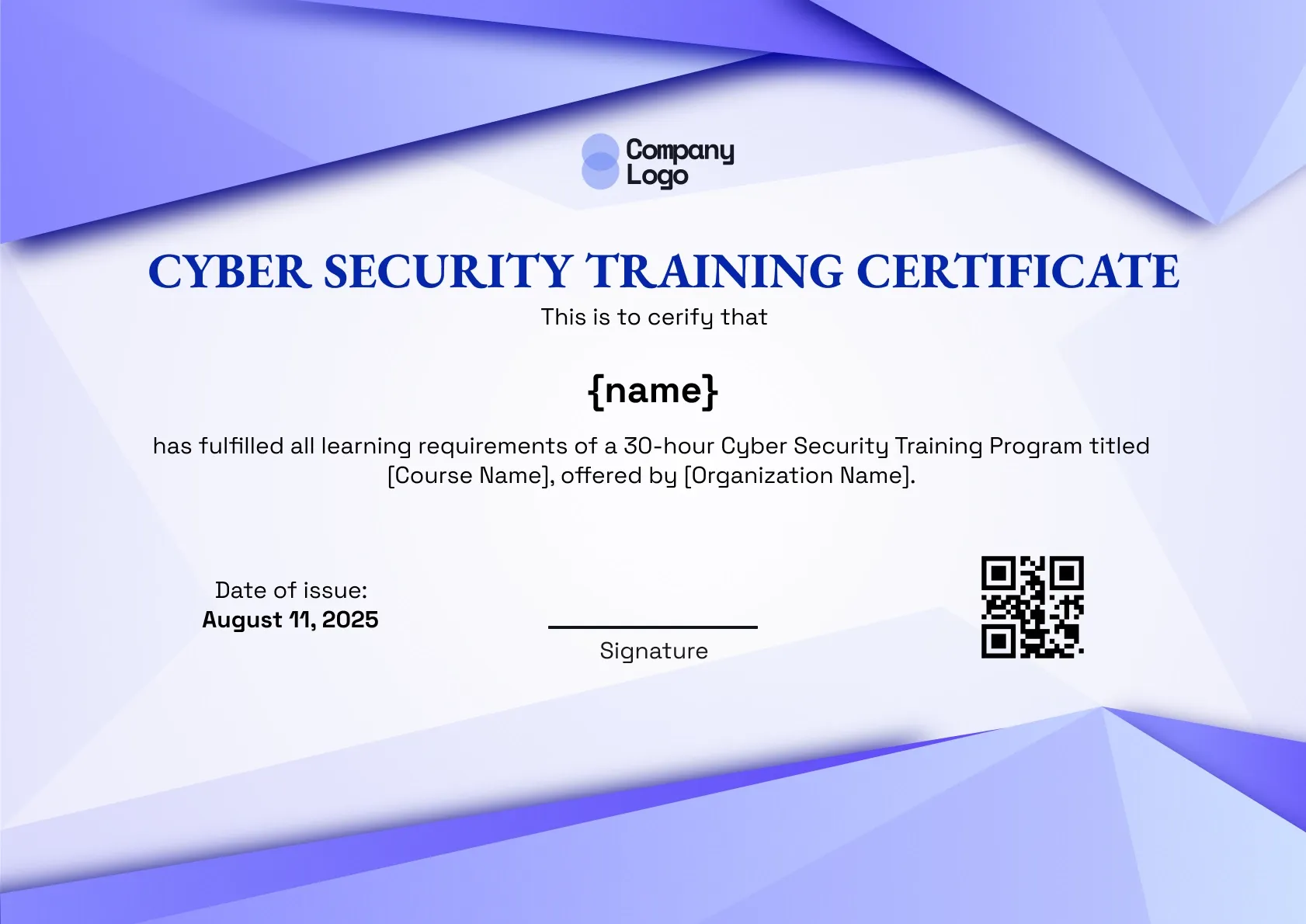 Elite Cyber Security Specialist Certificate