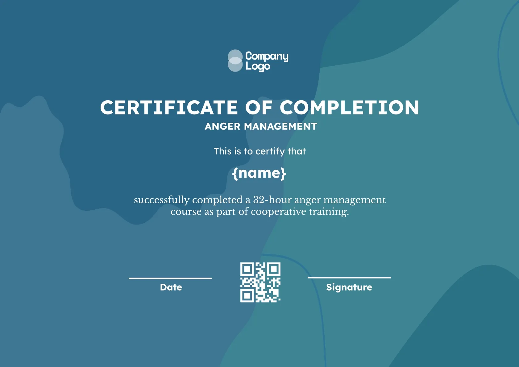 Empowered Emotional Stability Certificate Template