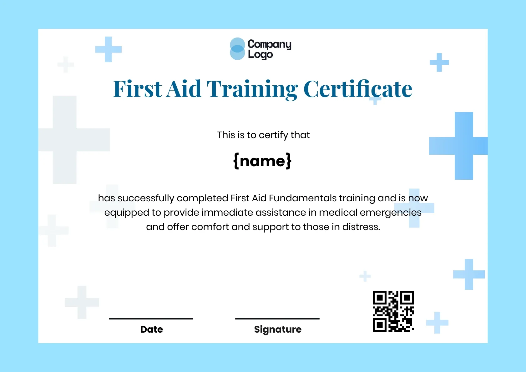 Expert Safety Training Certificate Template