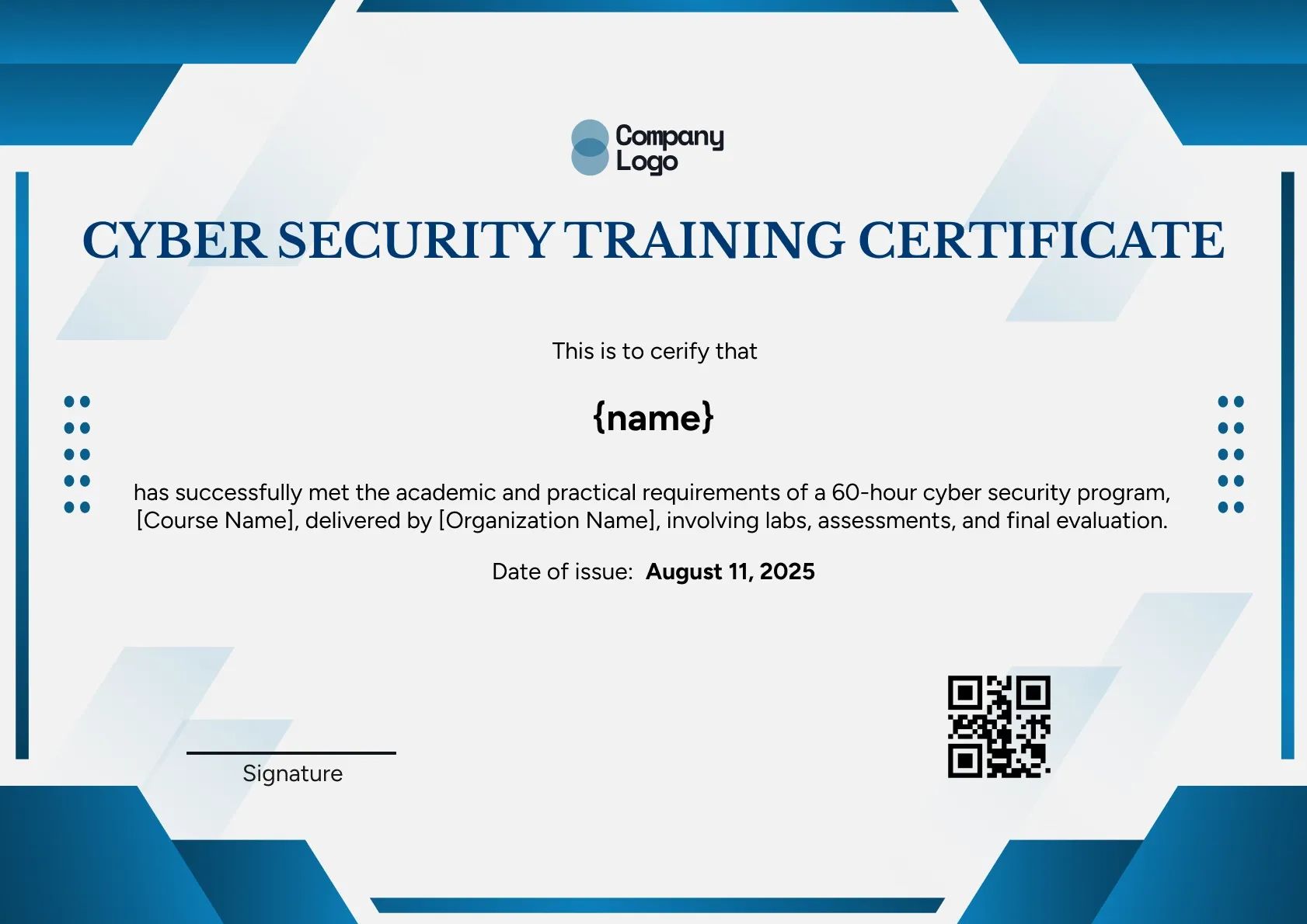 Modern Cyber Security Awareness Certificate