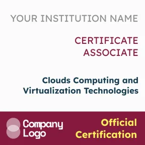 Professional and elegant red achievement badge template