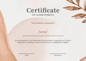 Professional and sleek CPD certificate template