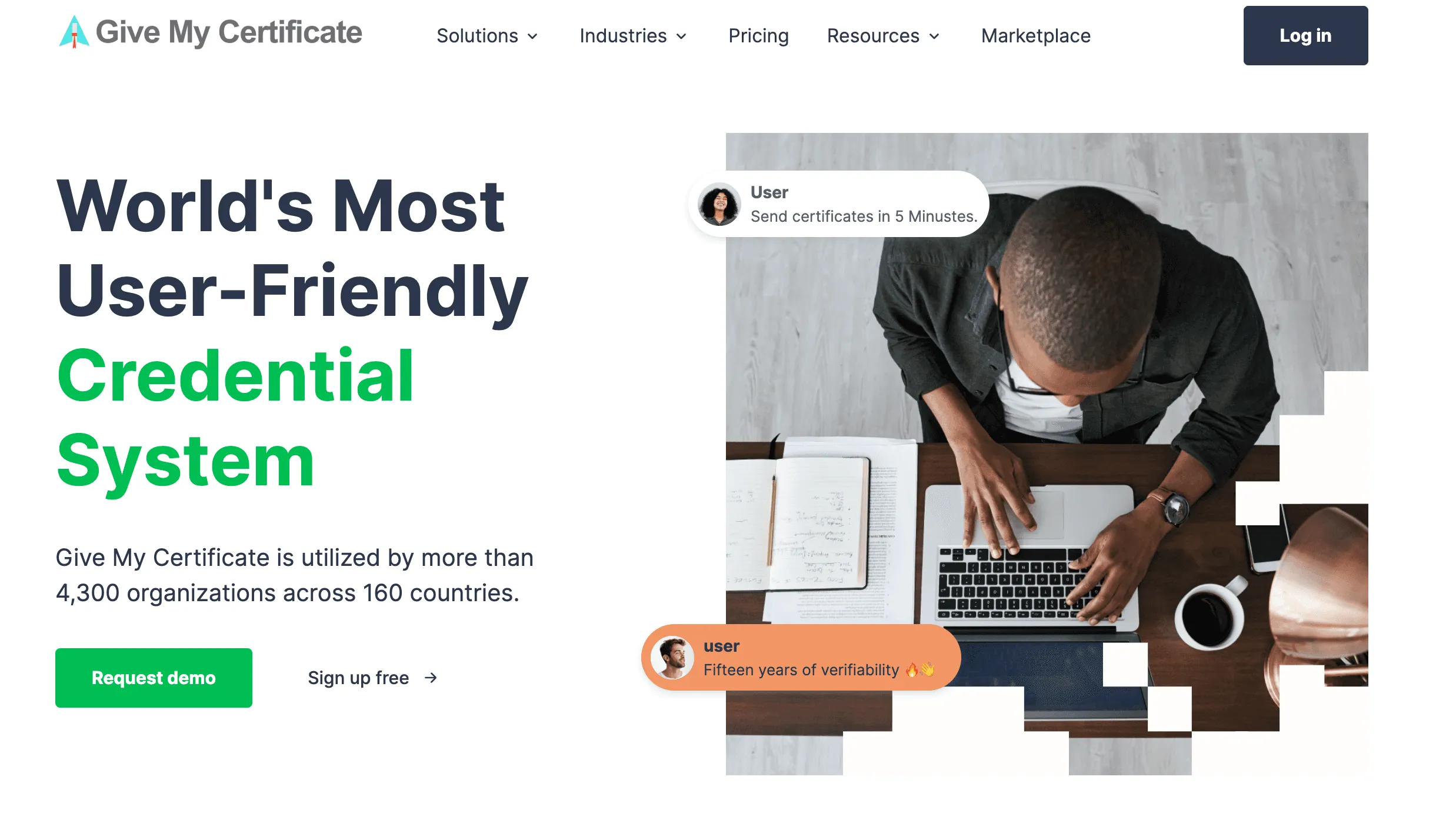 Give My Certificate Website