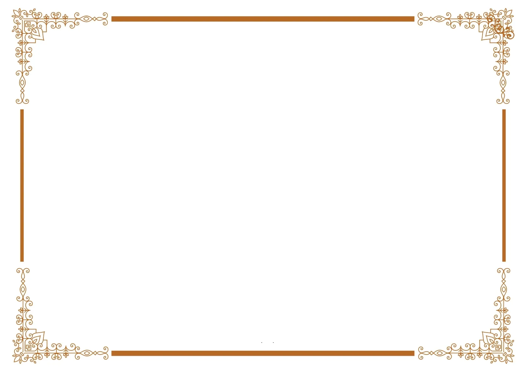 Traditional and Professional Continuing Education Certificate Template