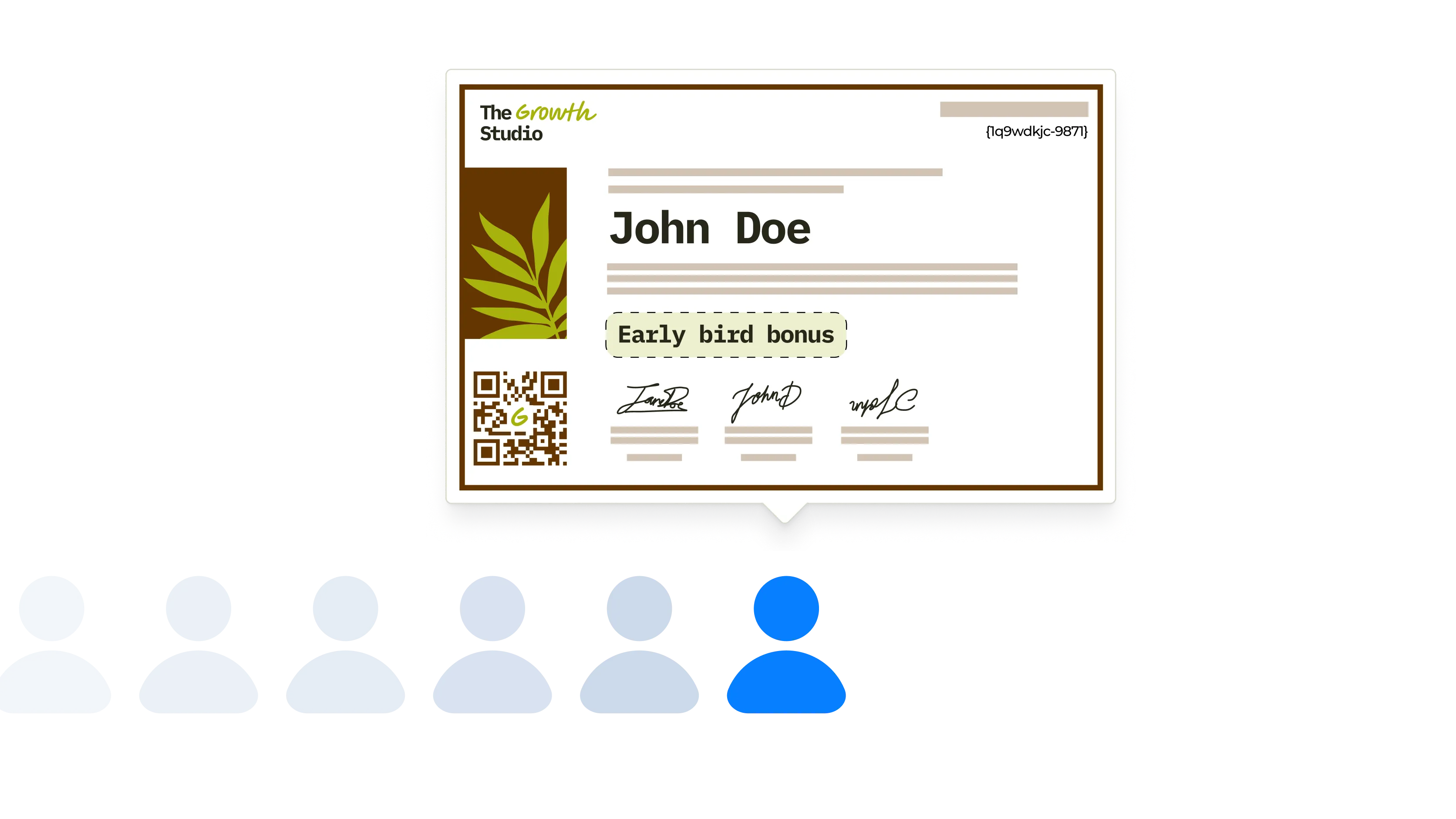 Earns early-bird bonus