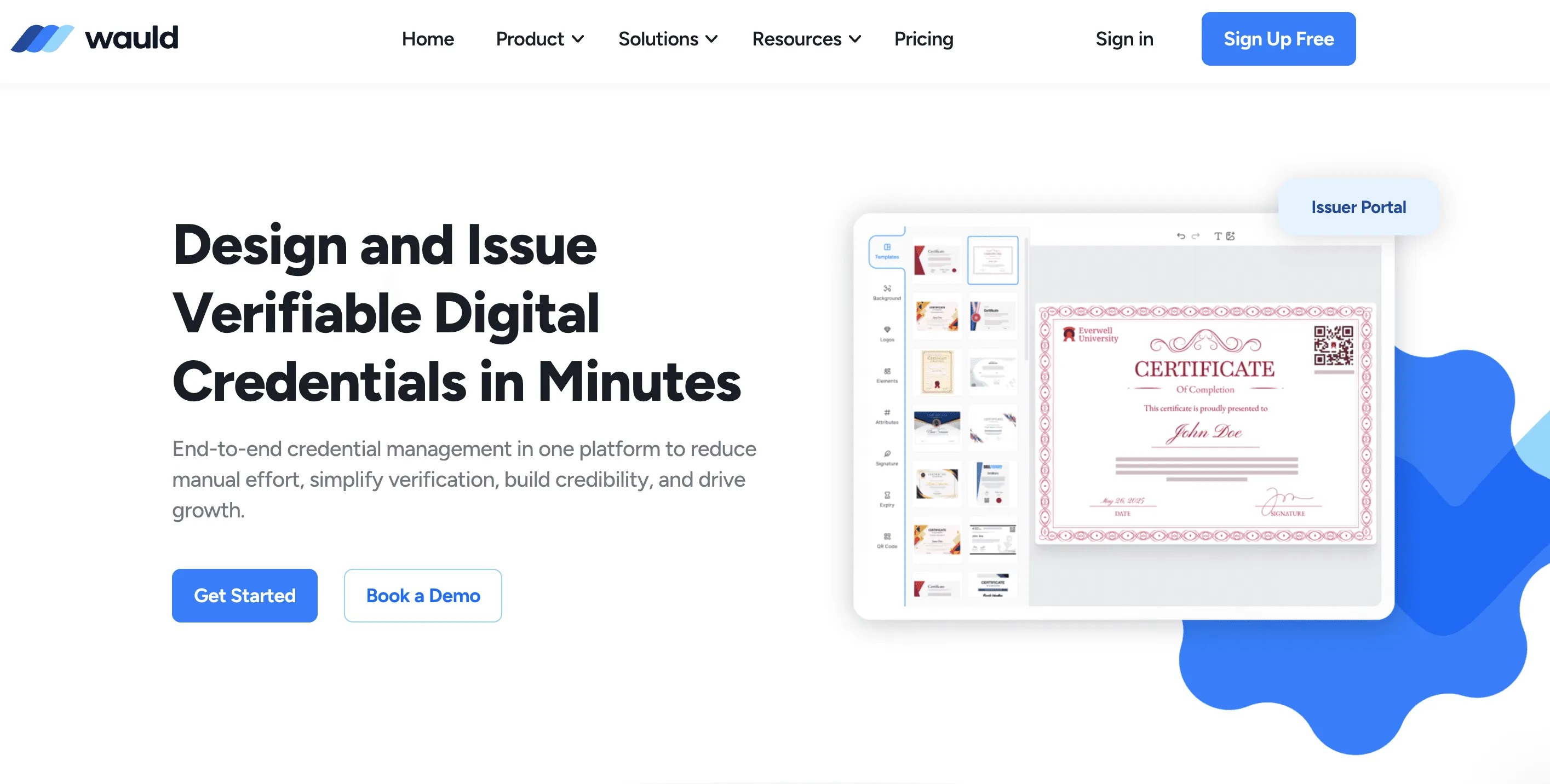 Wauld Dashboard